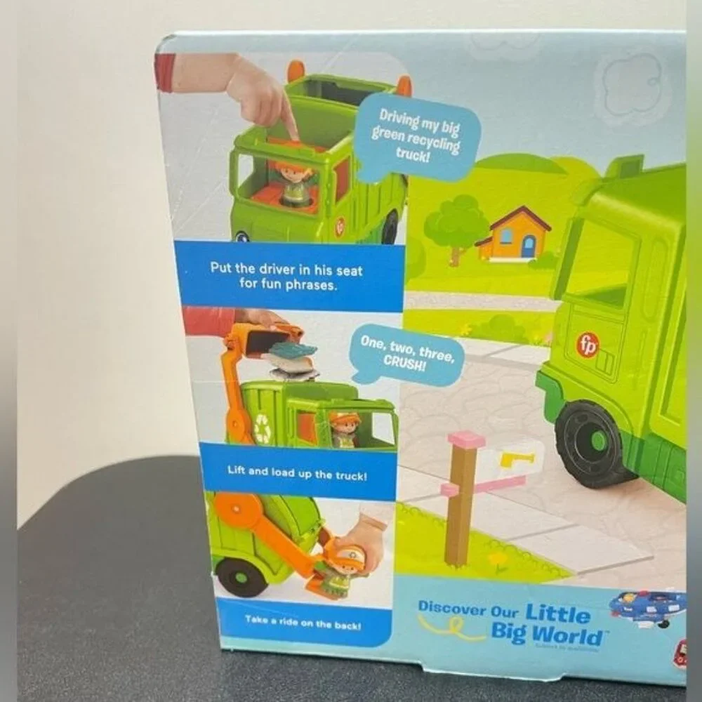 Fisher Price ~Little People Toy Food Truck  Figures Sounds Ages 1-5 (#8835)